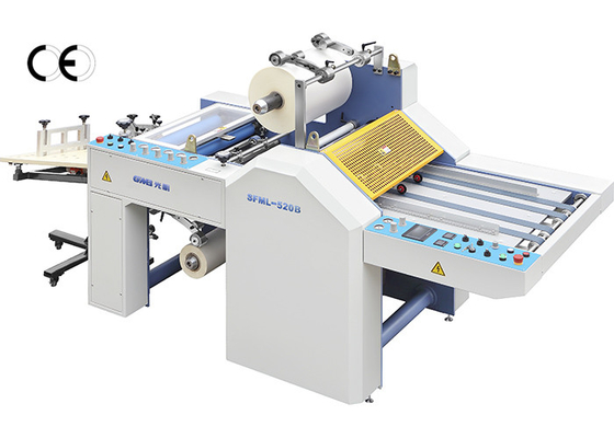 China Kaart die Semi Automatische de Hand van de Lamineringsmachine het Voeden Type BOPP Film drukken leverancier